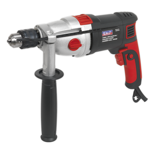 Sealey SD1000 13mm 2 Mechanical Plus Variable Speed Hammer Drill 1050W/230V