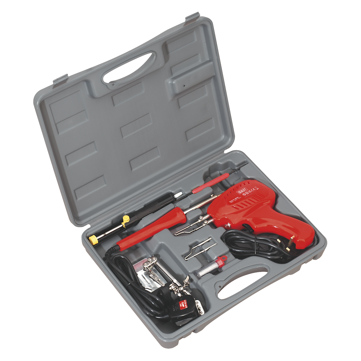 Sealey SD300K Soldering Gun/Iron Kit 230V 8pc