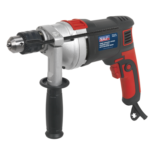 Sealey SD800 13mm Variable Speed Hammer Drill with Reverse 850W/230V