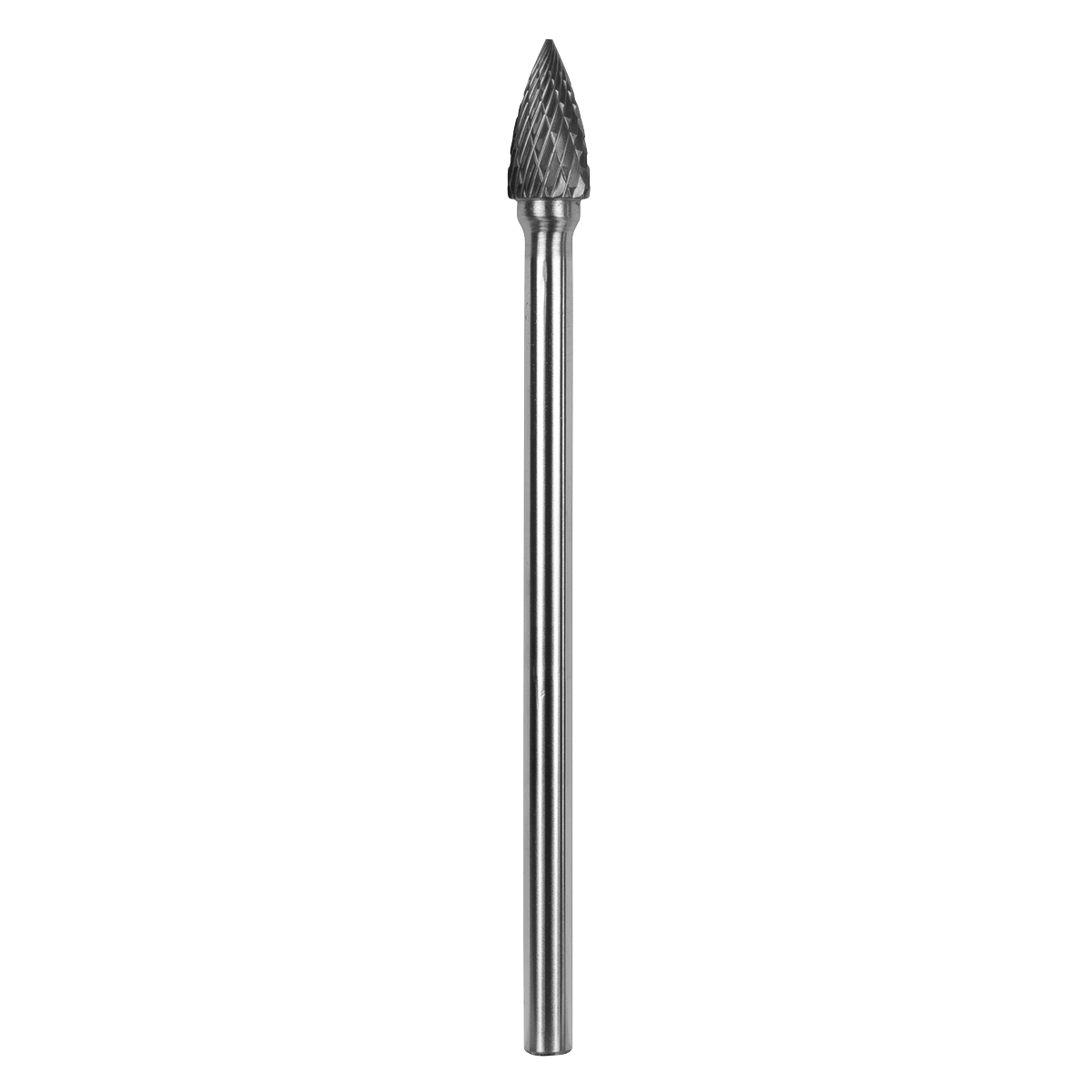 Sealey SDB03XL Tungsten Carbide Rotary Burr Extra-Long Arc Pointed Nose 10mm