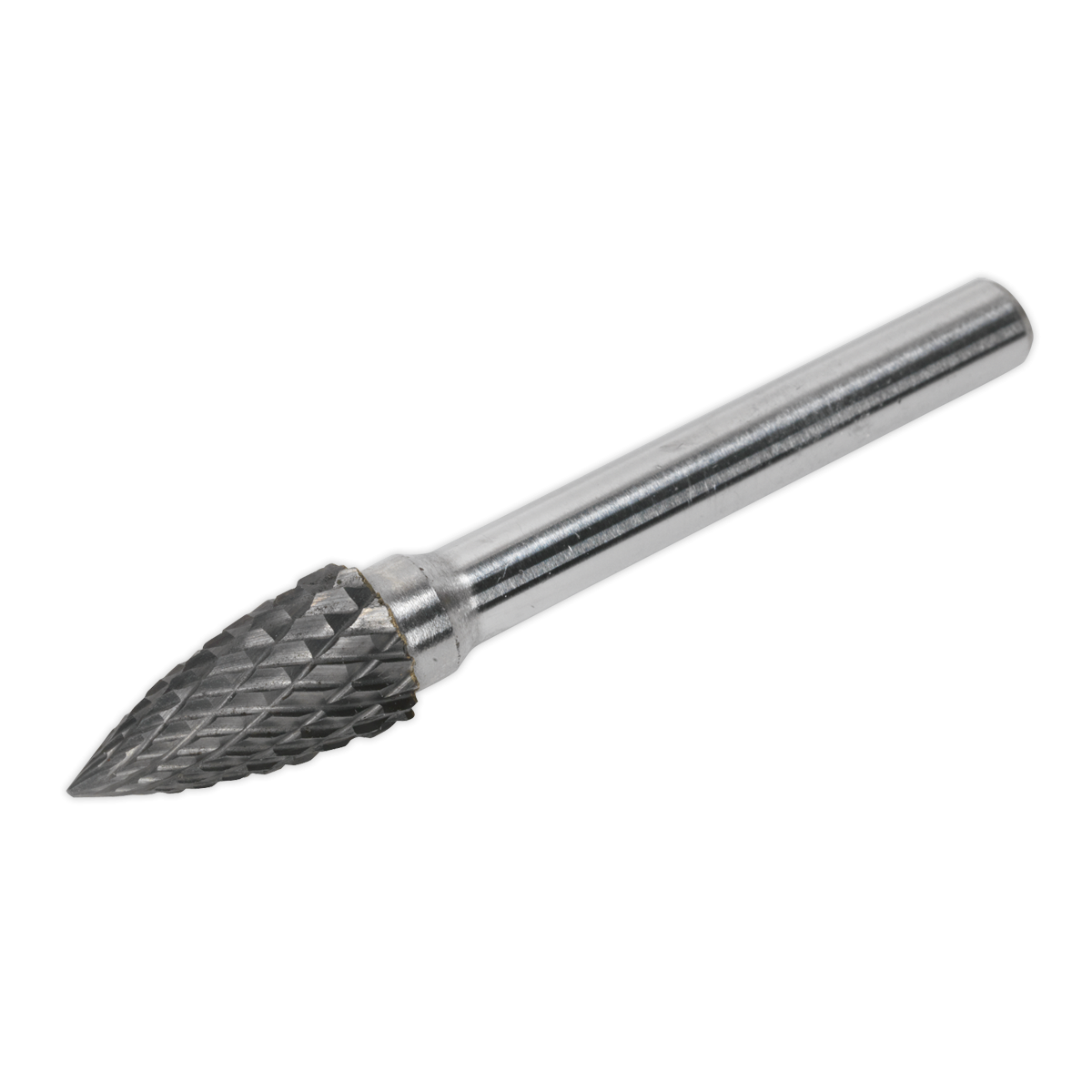 Sealey SDB03 Arc Pointed Nose Tungsten Carbide Rotary Burr 10mm