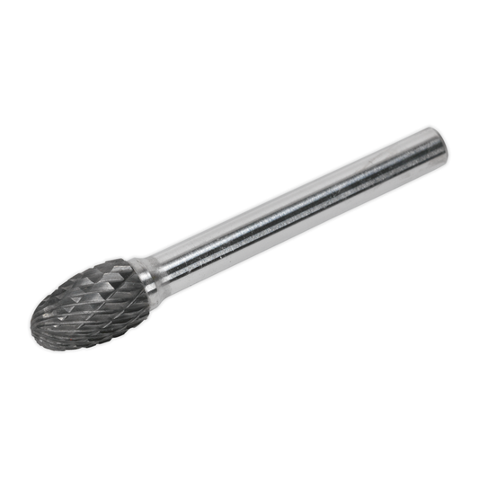 Sealey SDB04 Oval Tungsten Carbide Rotary Burr 10mm