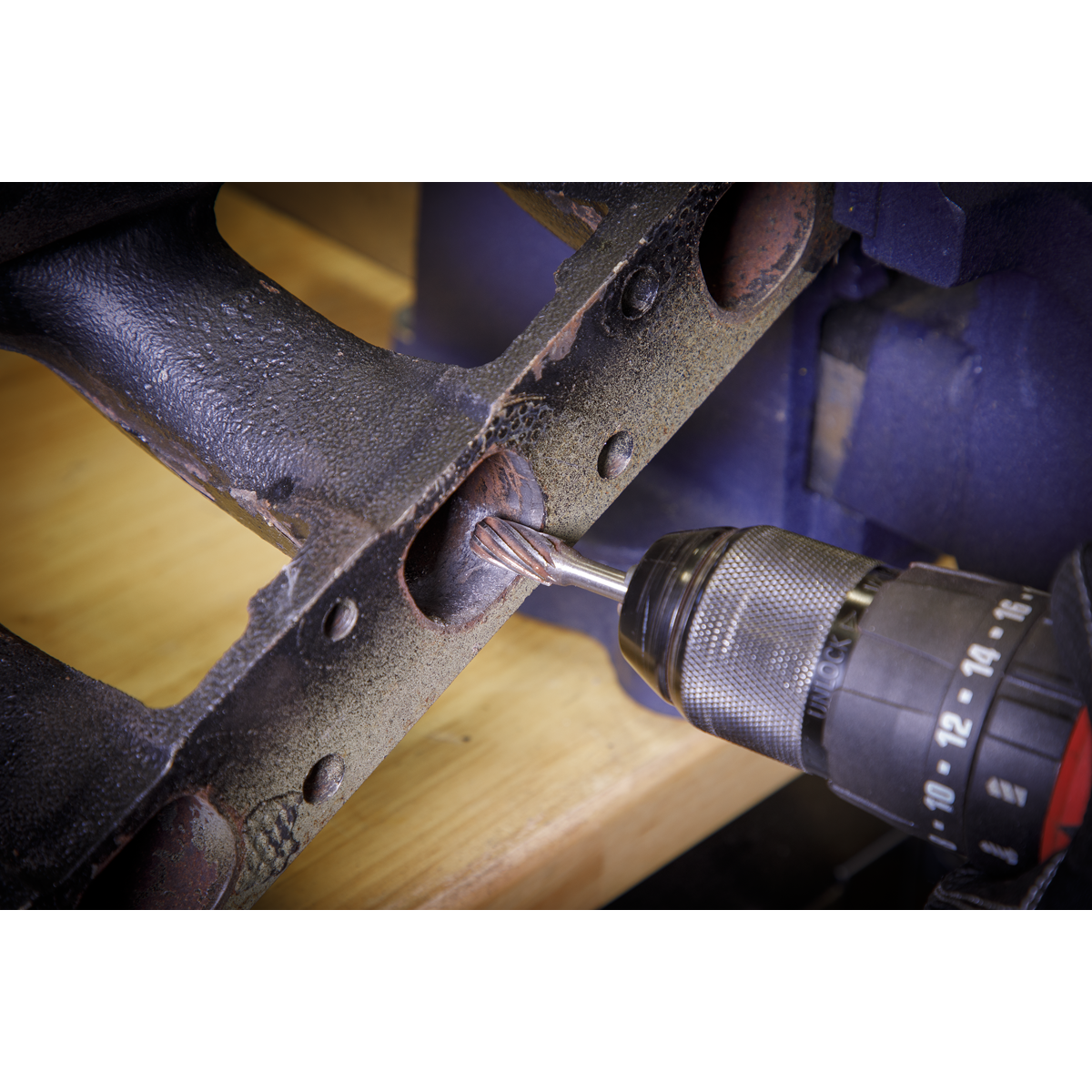 Sealey SDBCK5 Tungsten Carbide Rotary Burr Set 5pc - Ripper/Coarse