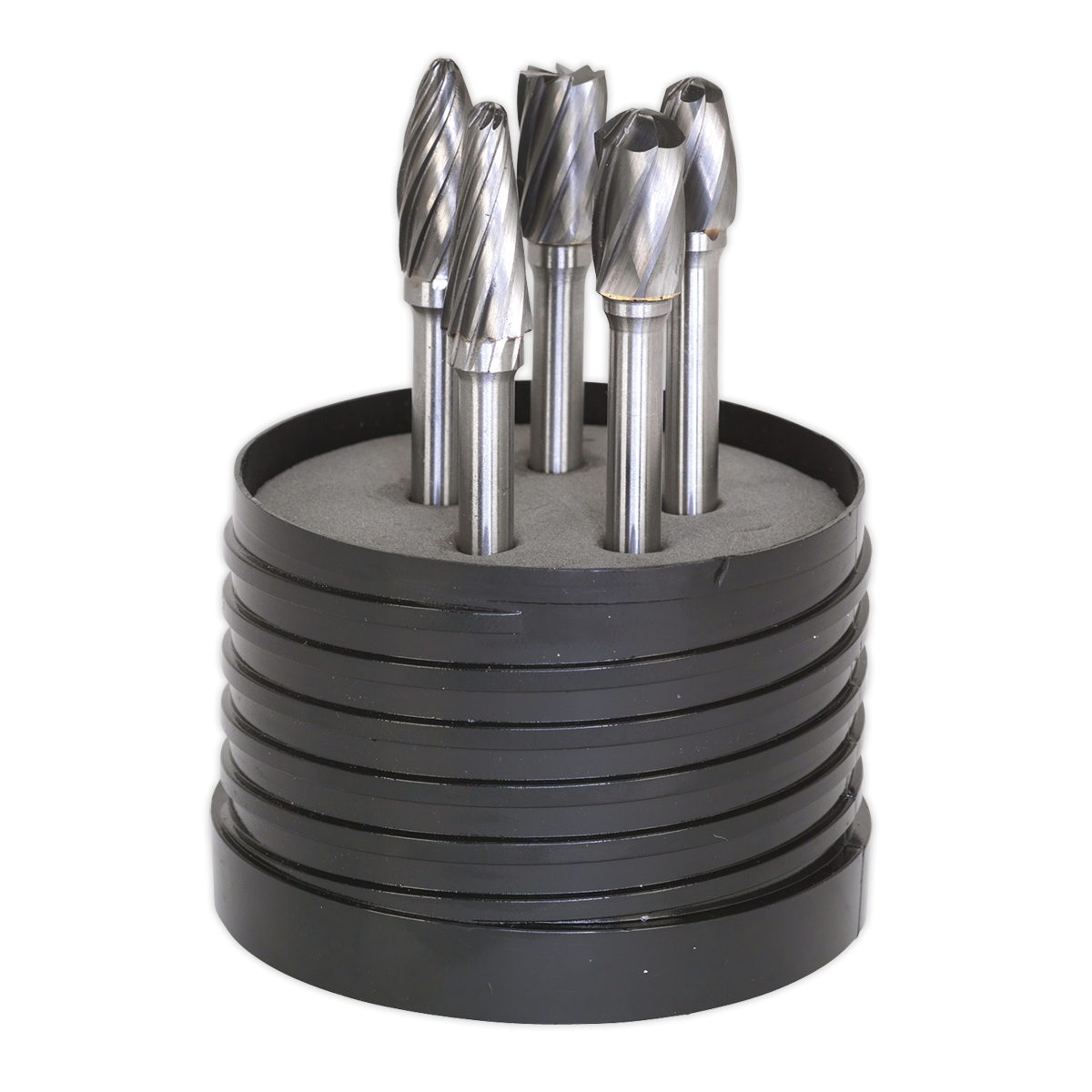 Sealey SDBCK5 Ripper/Coarse Tungsten Carbide Rotary Burr Set 5pc