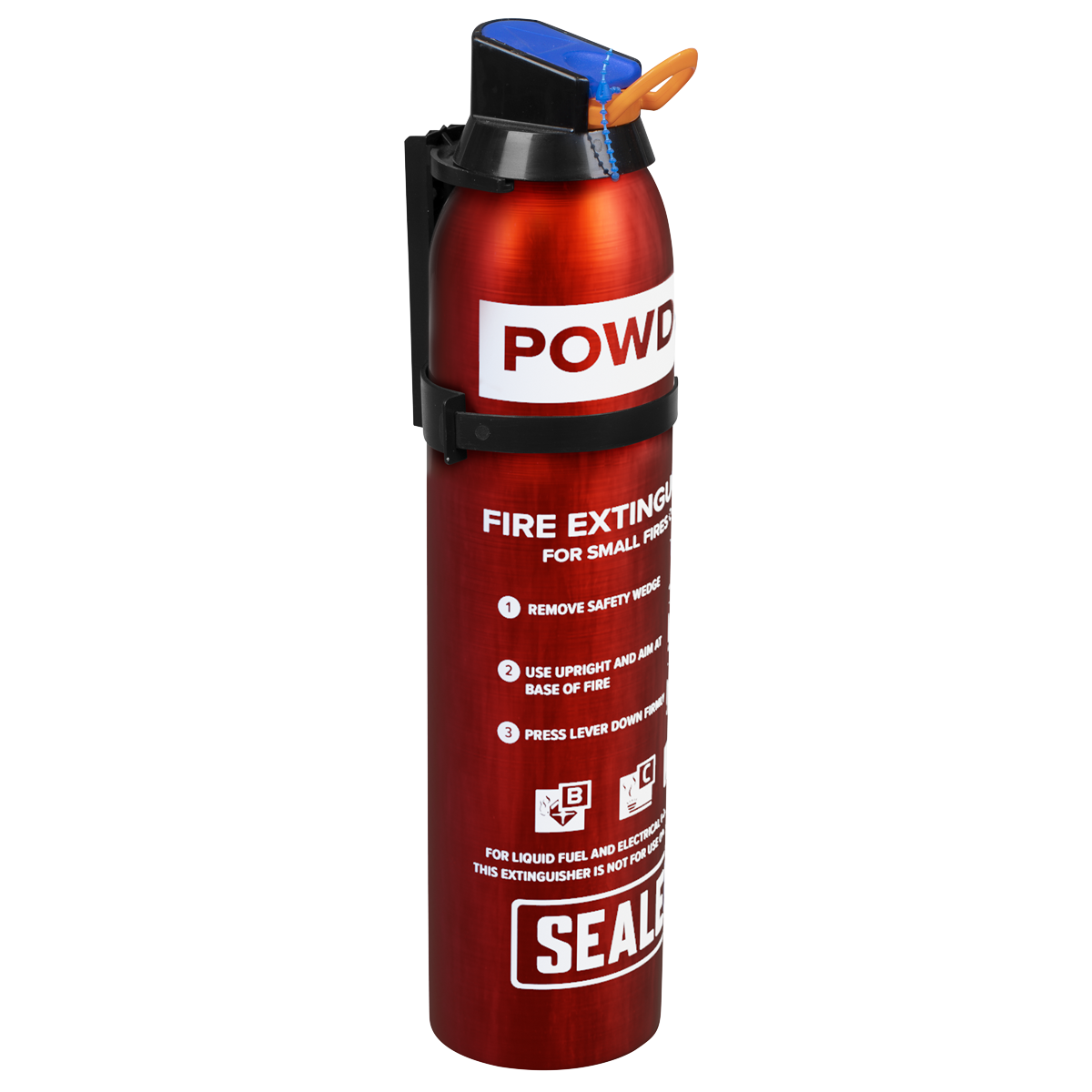 Sealey SDPE006D Disposable Dry Powder Fire Extinguisher 0.6kg