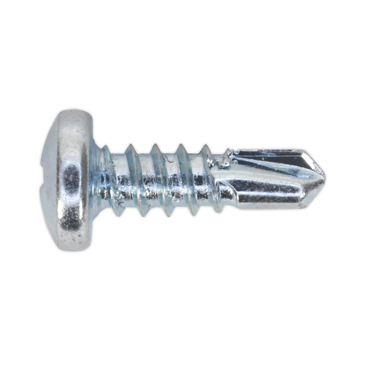 Sealey SDPH4213 Zinc Plated Self-Drilling Pan Head Phillips Screw 4.2 x 13mm - Pack of 100