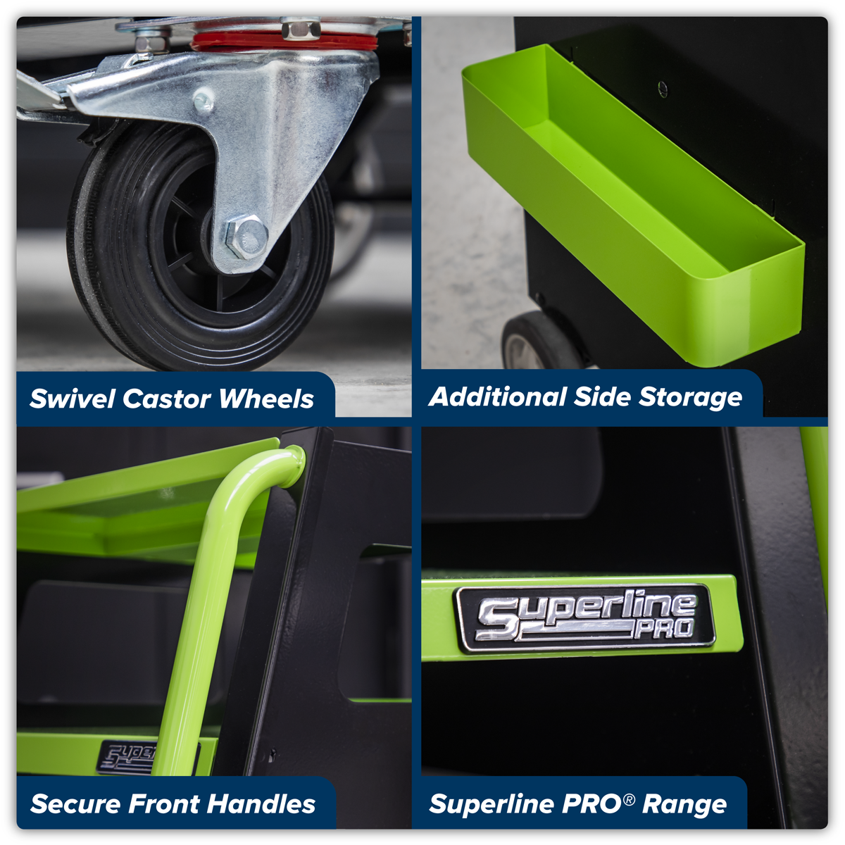 Sealey SDS1G Diagnostic Tablet & Trolley - Green