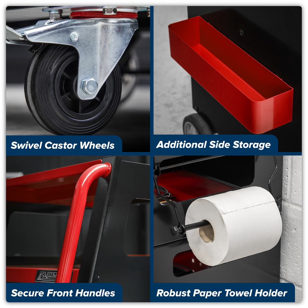 Sealey SDS1R Diagnostic Tablet & Trolley - Red