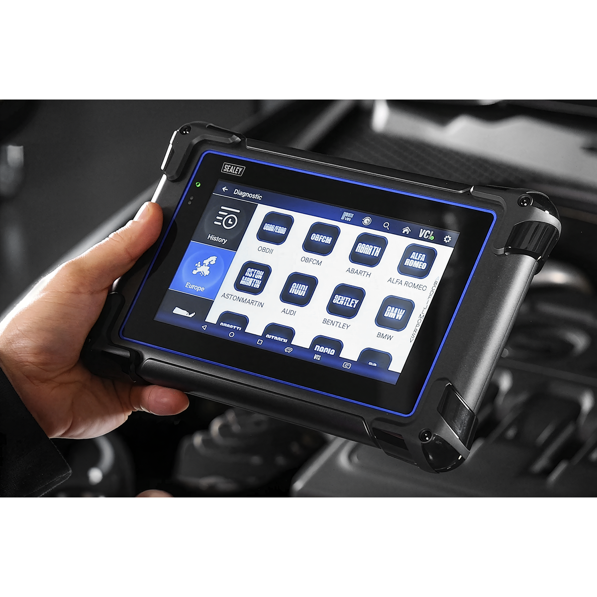 Sealey SDS1R Diagnostic Tablet & Trolley - Red