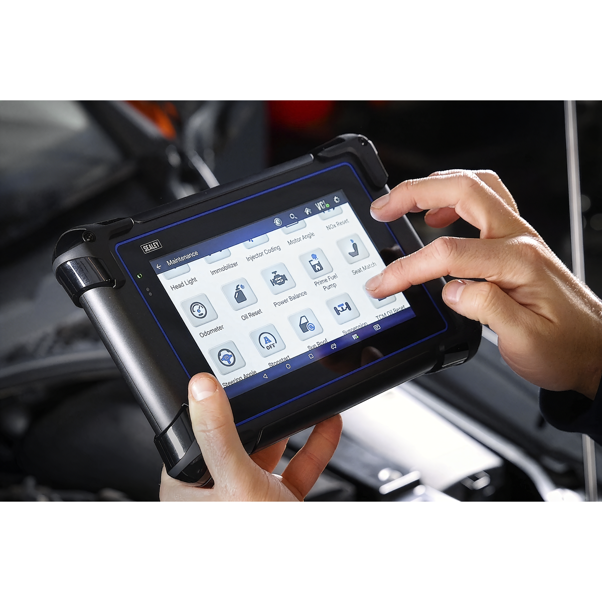 Sealey SDS1R Diagnostic Tablet & Trolley - Red