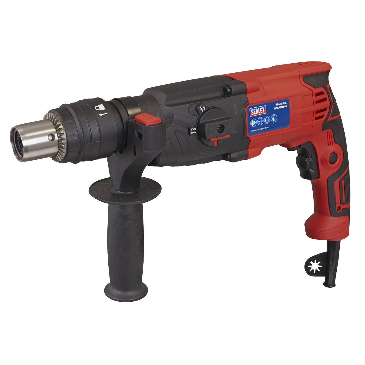 Sealey SDSPLUS18 18mm SDS Plus Rotary Hammer Drill 750W/230V