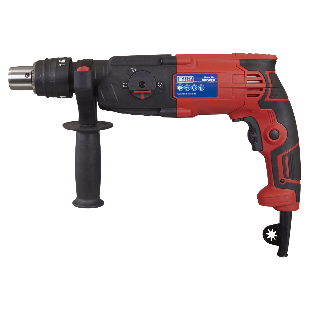 Sealey SDSPLUS18 18mm SDS Plus Rotary Hammer Drill 750W/230V
