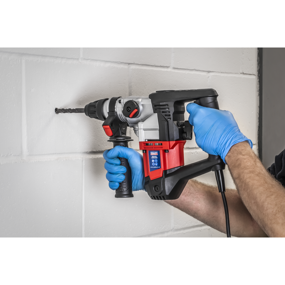 Sealey SDSPLUS26 26mm SDS Plus Rotary Hammer Drill 900W/230V