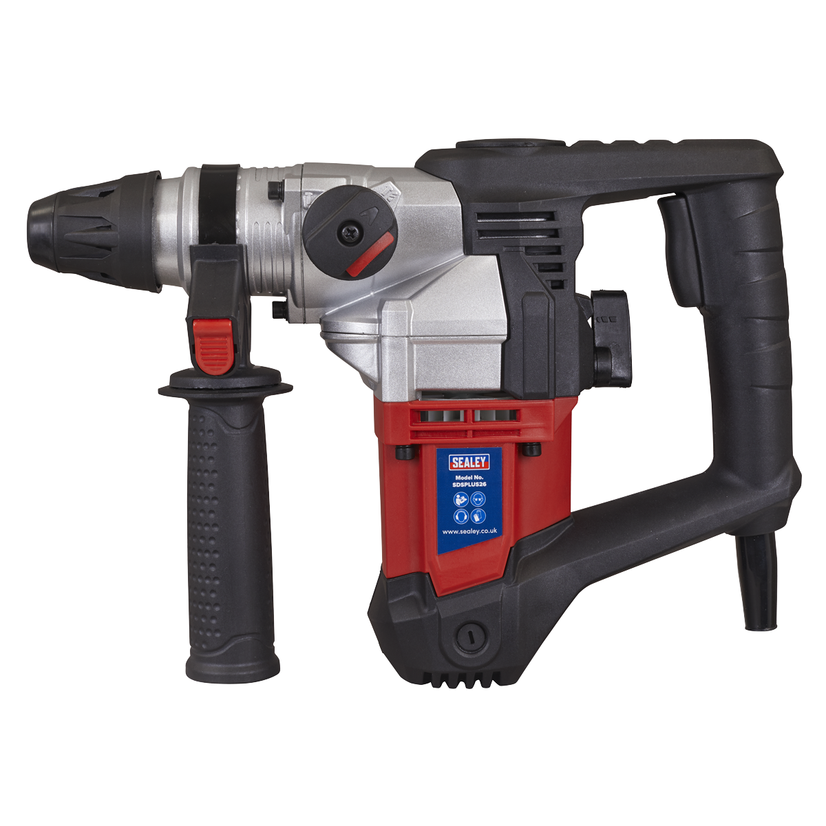 Sealey SDSPLUS26 26mm SDS Plus Rotary Hammer Drill 900W/230V