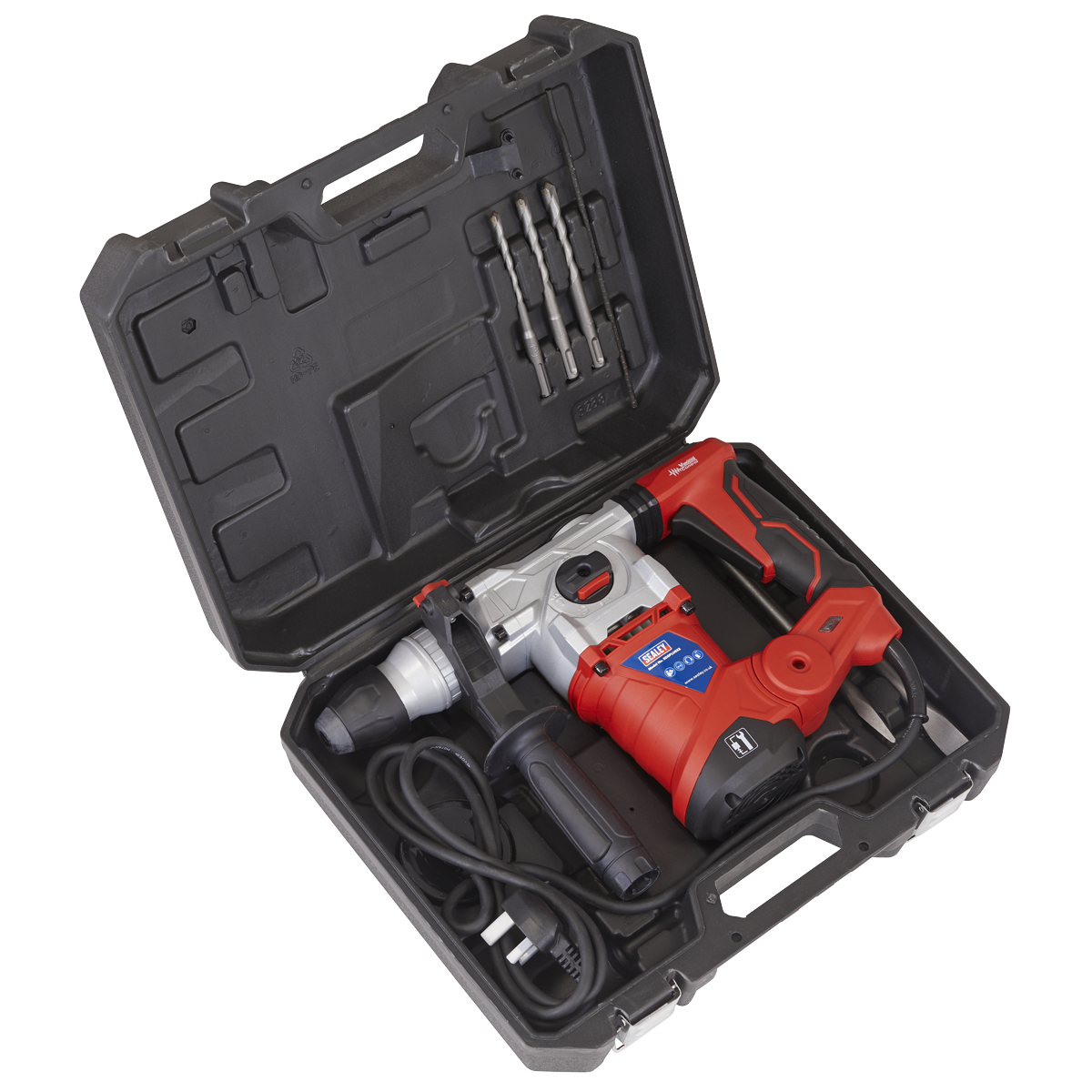 Sealey SDSPLUS32 32mm SDS Plus Rotary Hammer Drill 1500W/230V