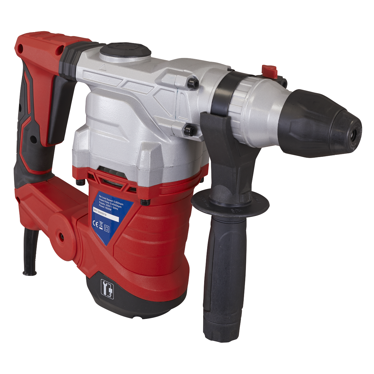 Sealey SDSPLUS32 32mm SDS Plus Rotary Hammer Drill 1500W/230V