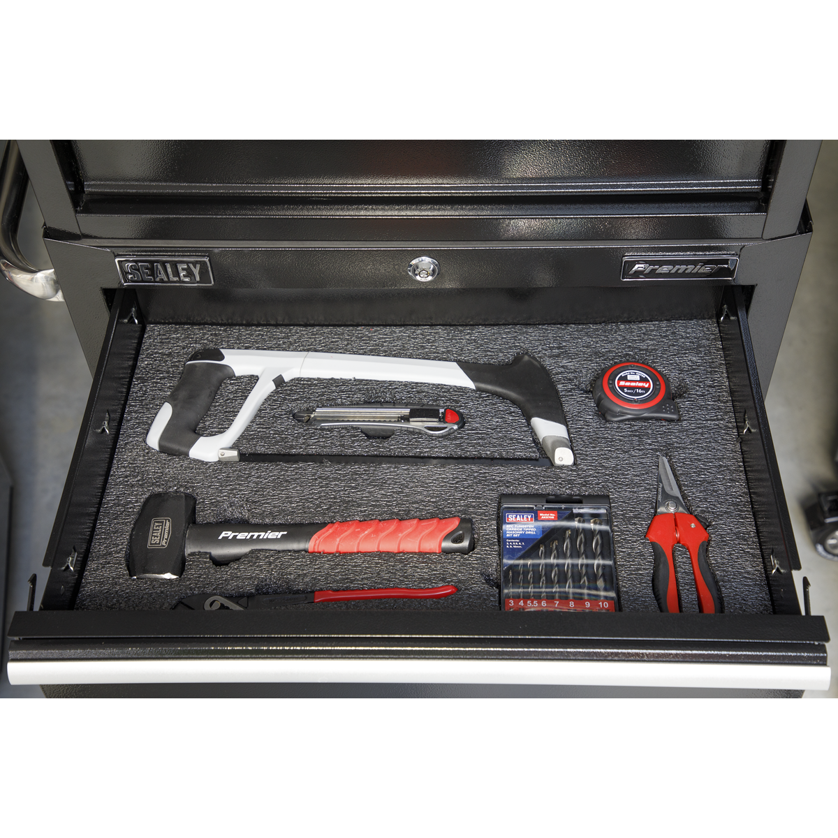 Sealey SF30BK Easy Peel Shadow Foam® 1200 x 550 x 30mm - Black/Black