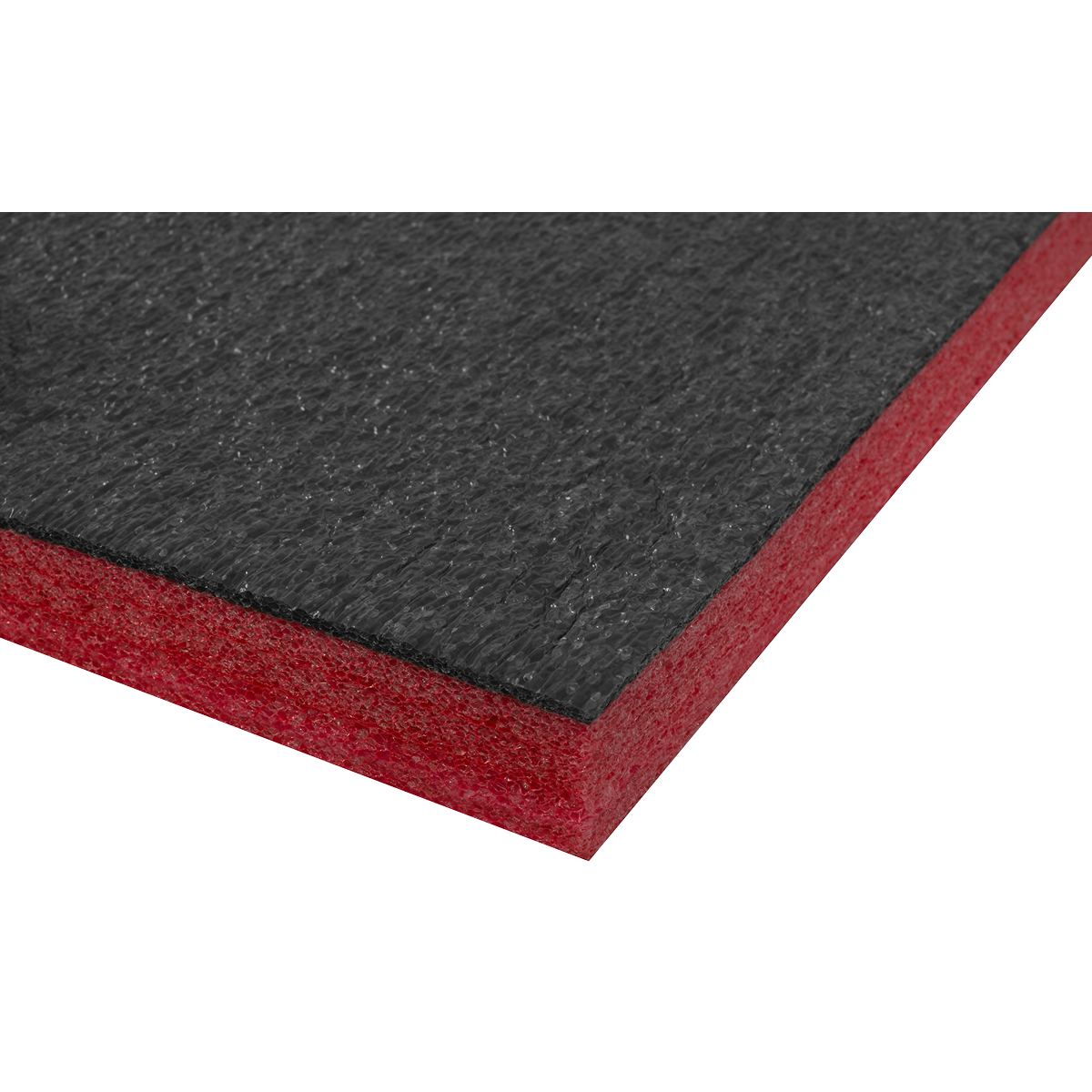 Sealey SF30R Easy Peel Shadow Foam® 1200 x 550 x 30mm - Red/Black