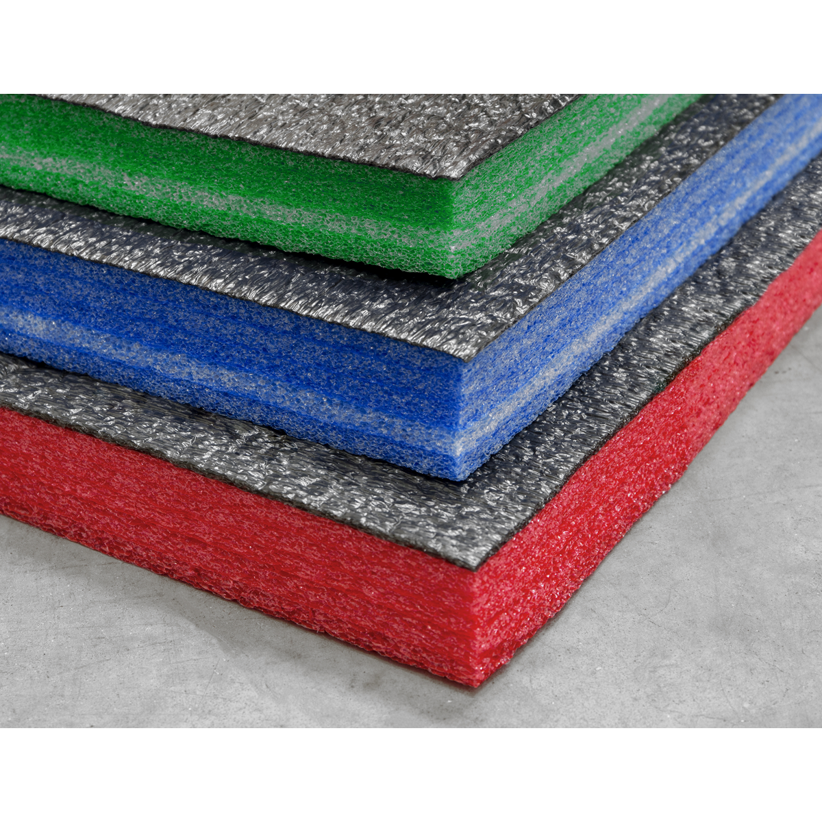 Sealey SF30R Easy Peel Shadow Foam® 1200 x 550 x 30mm - Red/Black