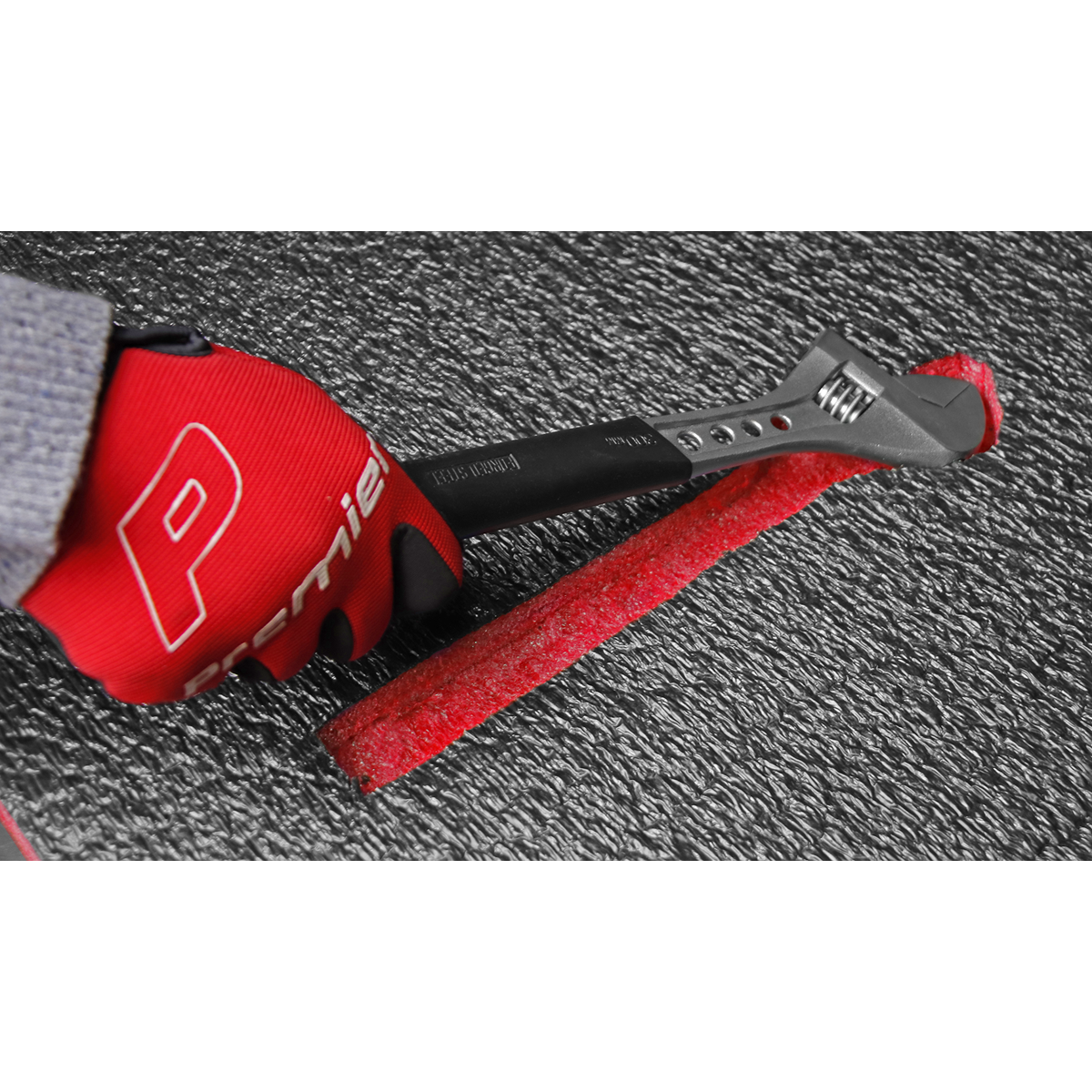 Sealey SF30R Easy Peel Shadow Foam® 1200 x 550 x 30mm - Red/Black