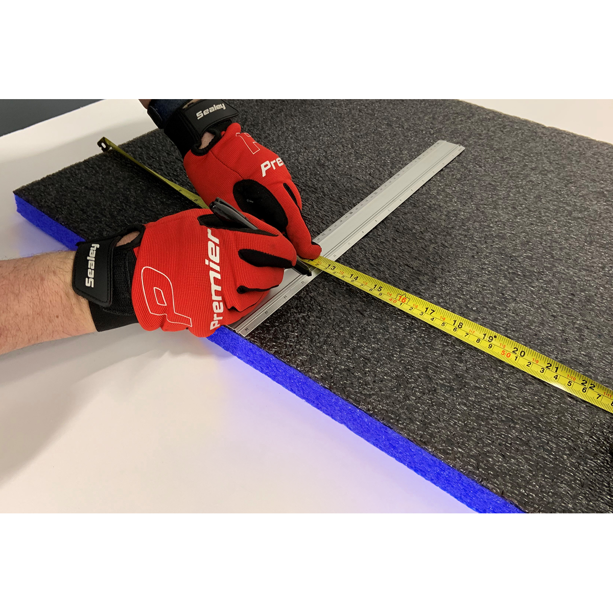 Sealey SF50B Easy Peel Shadow Foam® 1200 x 550 x 50mm - Blue/Black