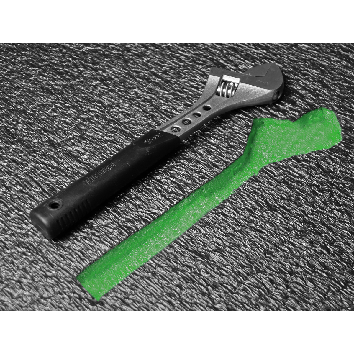 Sealey SF50G Easy Peel Shadow Foam® 1200 x 550 x 50mm - Green/Black