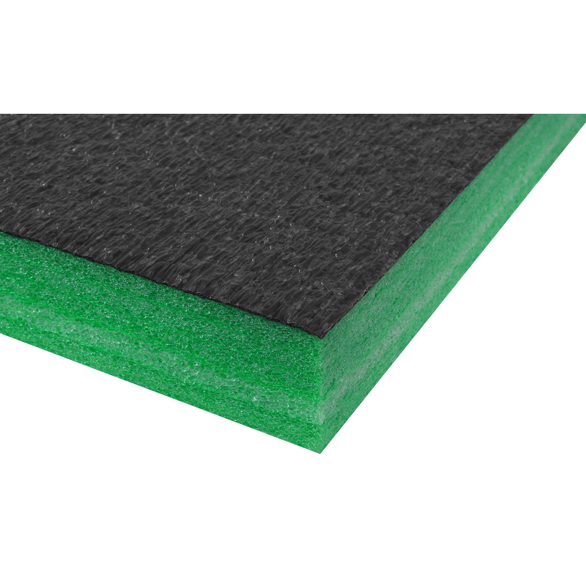 Sealey SF50G Easy Peel Shadow Foam® 1200 x 550 x 50mm - Green/Black