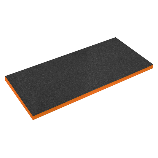 Sealey SF50OR Easy Peel Shadow Foam® 1200 x 550 x 50mm - Orange/Black