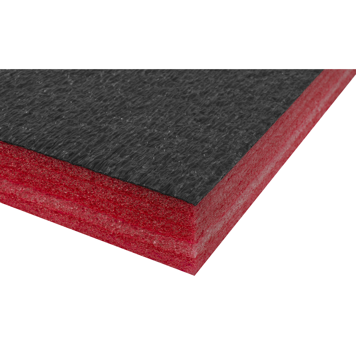 Sealey SF50R Easy Peel Shadow Foam® 1200 x 550 x 50mm - Red/Black
