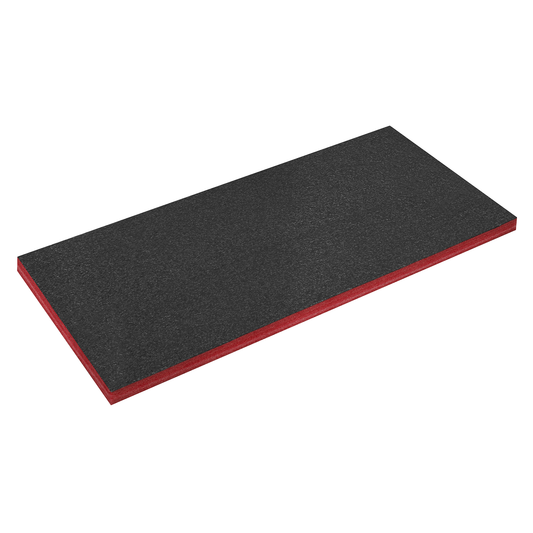 Sealey SF50R Easy Peel Shadow Foam® 1200 x 550 x 50mm - Red/Black