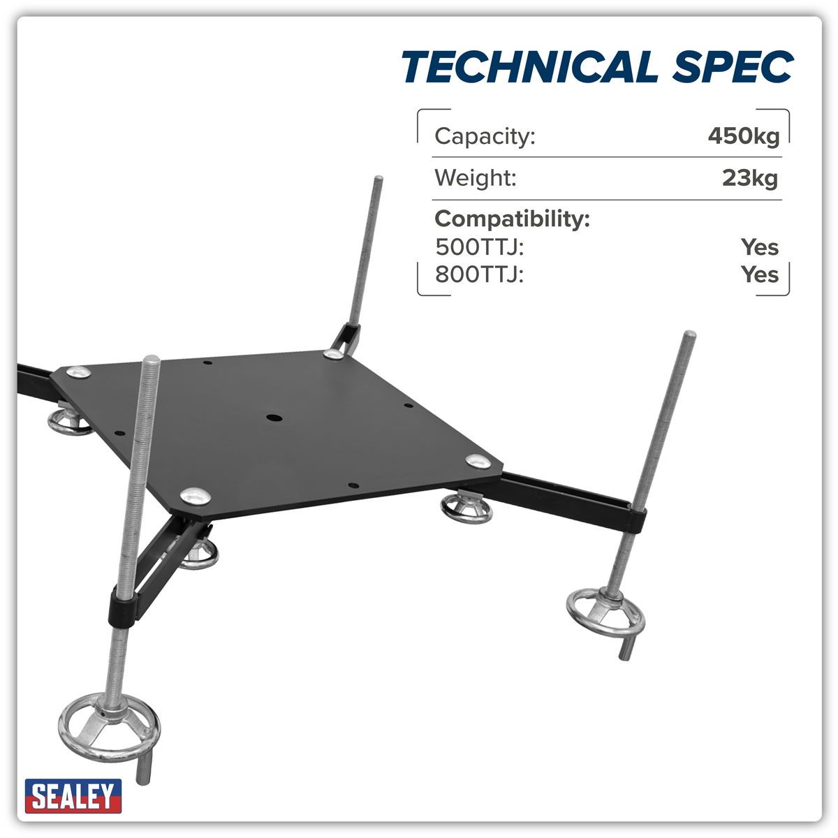 Sealey SFC01 Subframe/Engine Load Adaptor for TTJ Transmission Jacks
