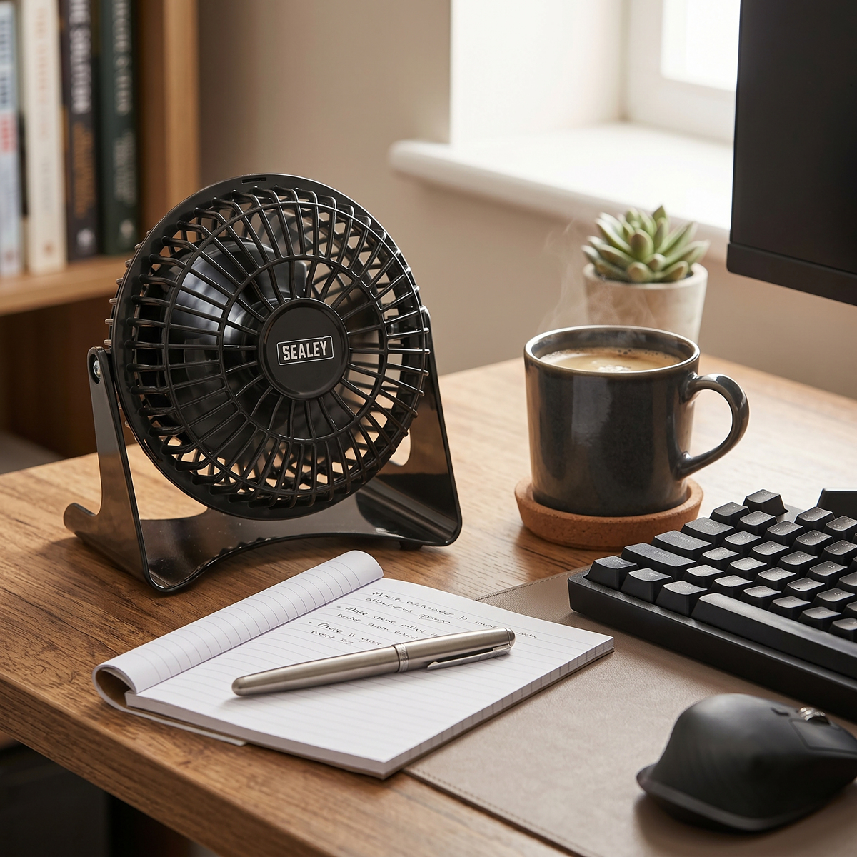 Sealey SFF04 4" Small Mini Desk Fan 230V