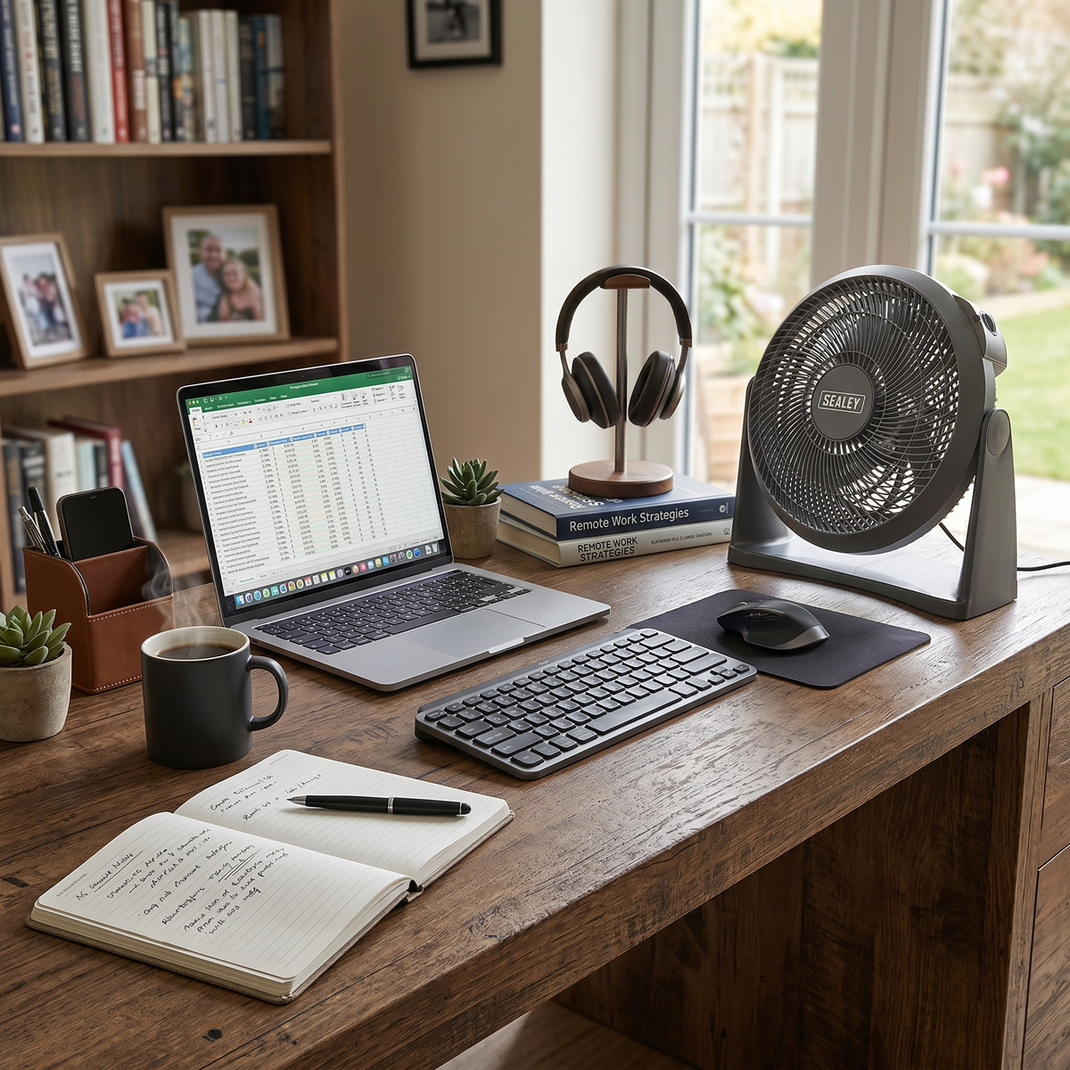 Sealey SFF12 12" Small Desk Fan 3-Speed 230V