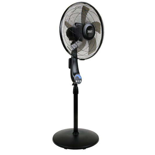 Sealey SFF16Q 16" Quiet High Performance Oscillating Pedestal Fan 230V