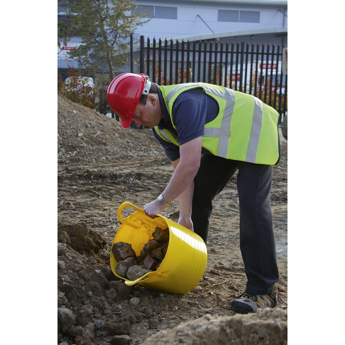 Sealey SFT40Y Heavy-Duty Flexi Tub 40L - Yellow