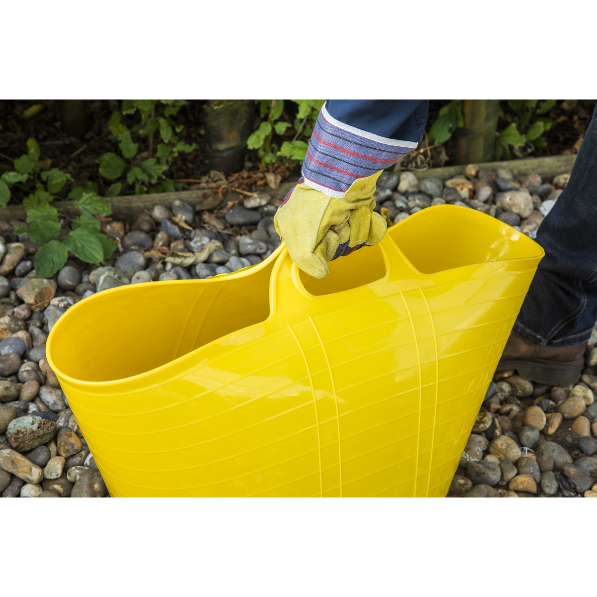 Sealey SFT40Y Heavy-Duty Flexi Tub 40L - Yellow
