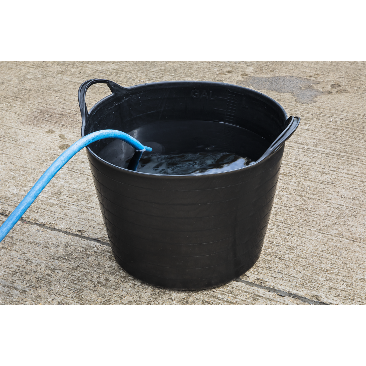 Sealey SFT40 Heavy-Duty Flexi Tub 40L - Black