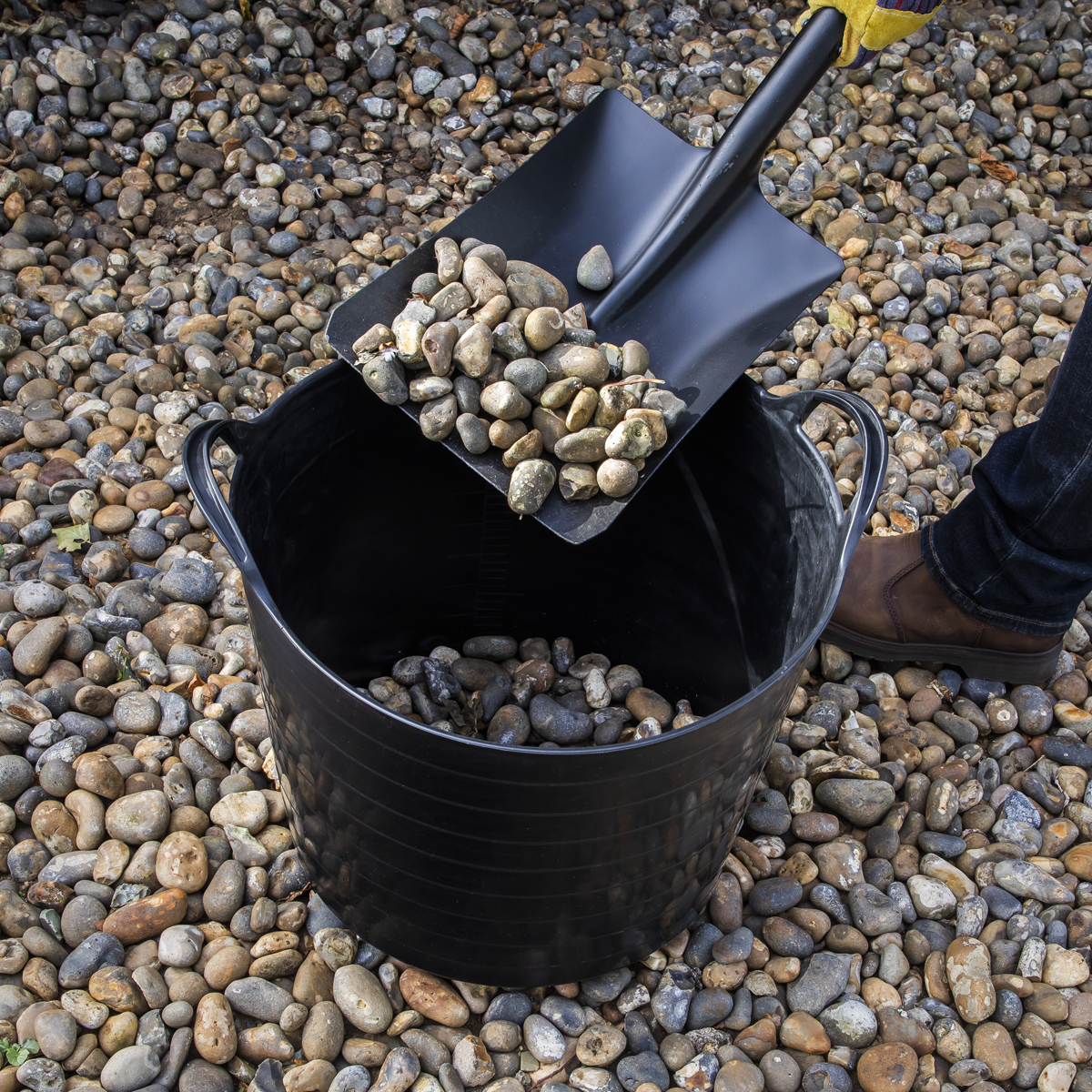 Sealey SFT40 Heavy-Duty Flexi Tub 40L - Black