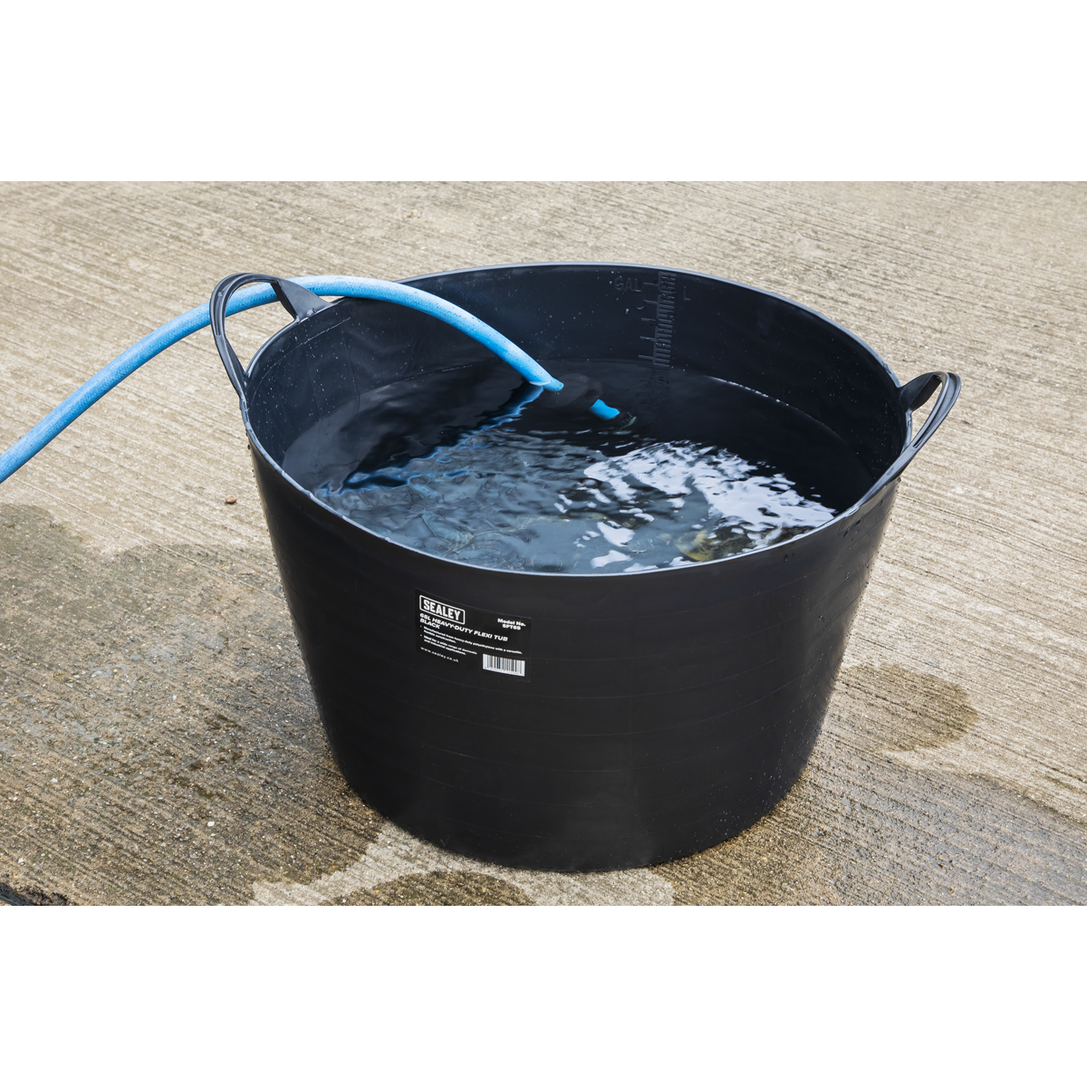 Sealey SFT65 Heavy-Duty Flexi Tub 65L - Black