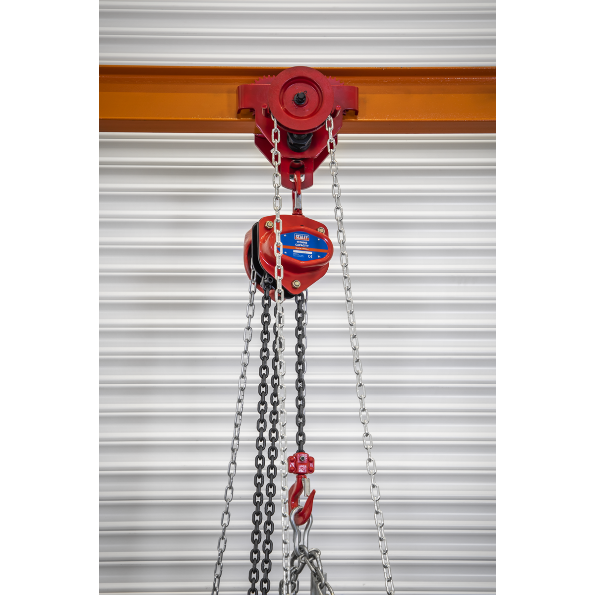 Sealey SG1000KITG Portable Adjustable Gantry Frame with Geared Trolley Combo 1 Tonne