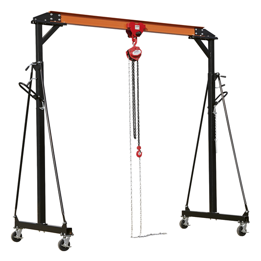 Sealey SG1000KIT Portable Lifting Adjustable Gantry Frame 1 Tonne & Hoist Combo