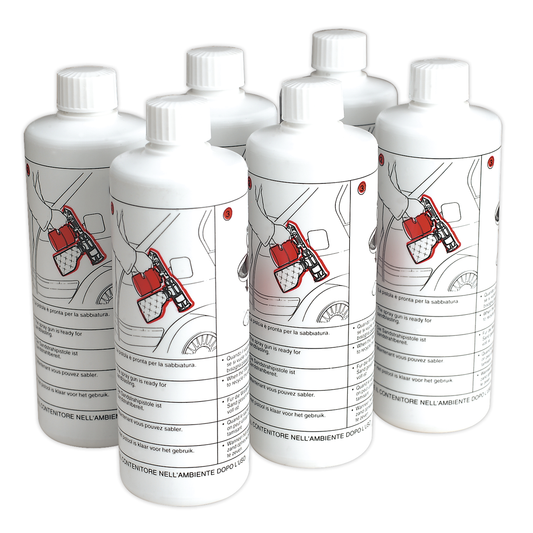 Sealey SG10/SAND6 Shot Blasting Sand - Pack of 6