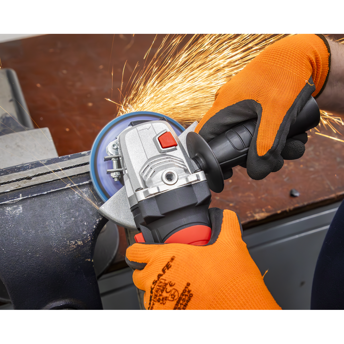 Sealey SG125EU 125mm Angle Grinder with Schuko Plug 1000W/230V