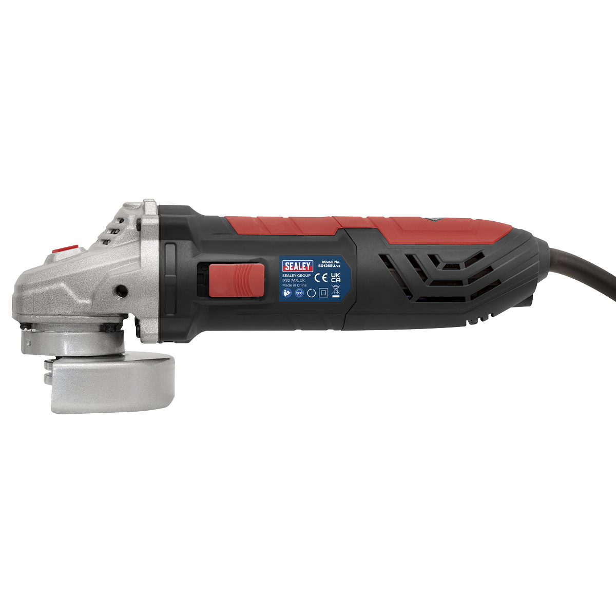 Sealey SG125EU 125mm Angle Grinder with Euro Plug 1000W/230V