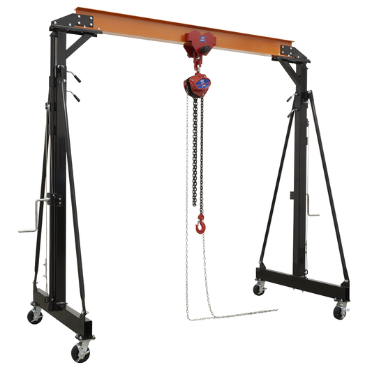 Sealey SG2000KIT Portable Adjustable Gantry Frame with Trolley Combo 2 Tonne