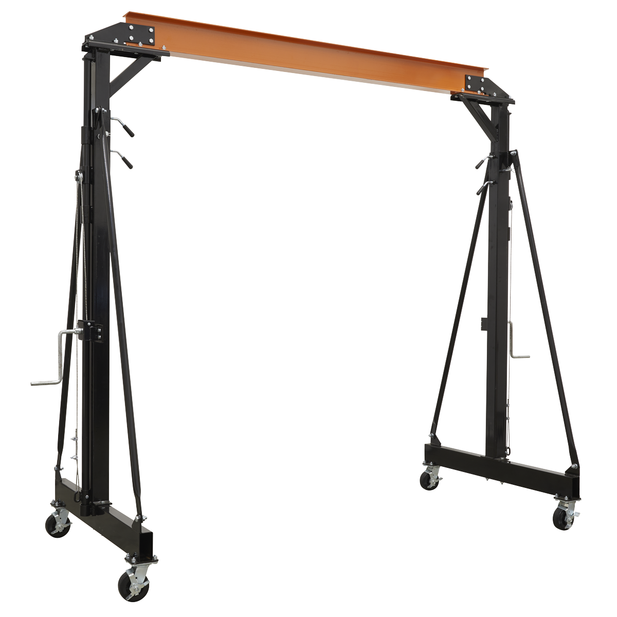 Sealey SG2000KIT Portable Adjustable Gantry Frame with Trolley Combo 2 Tonne