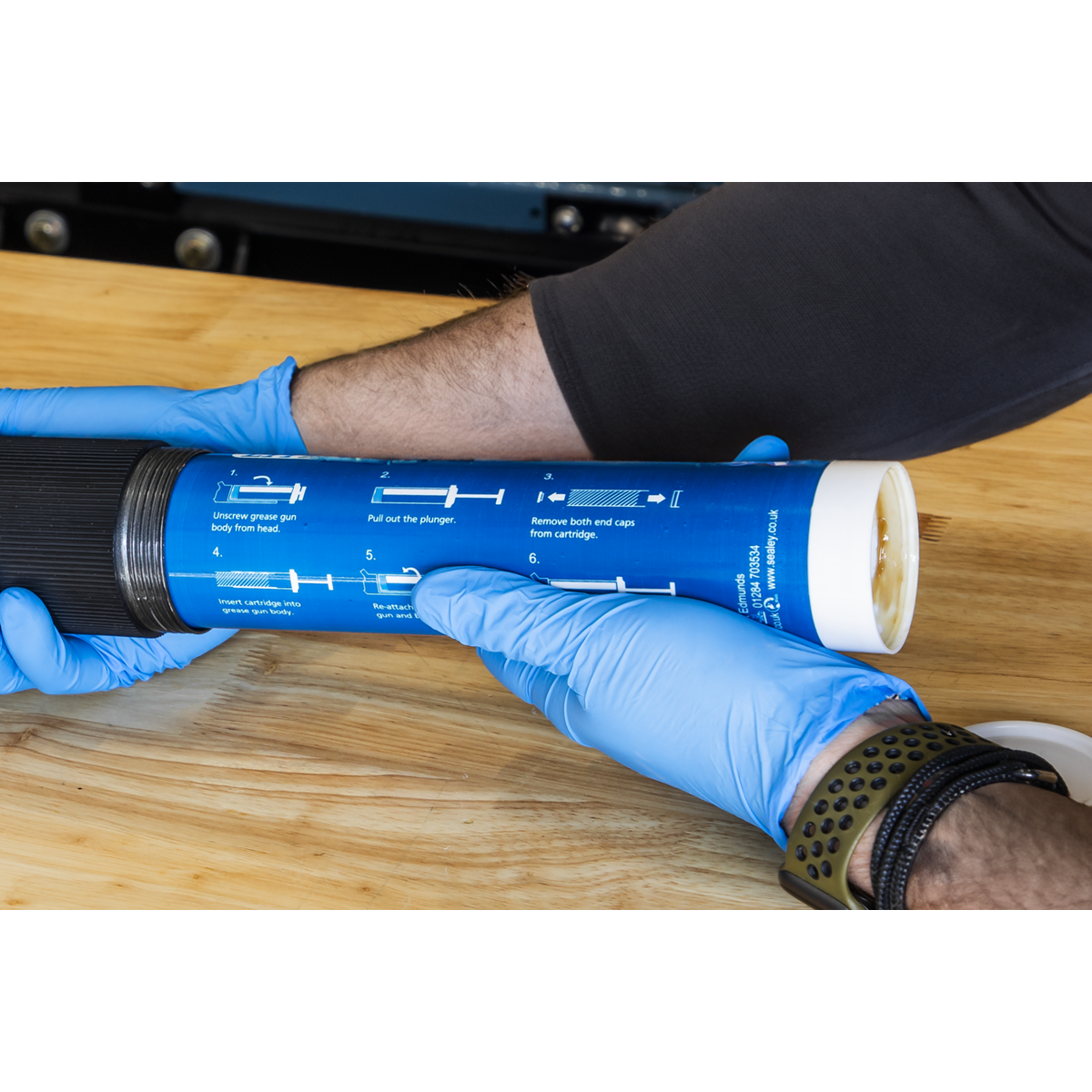 Sealey SGC1 EP2 Lithium Grease Cartridge 400g