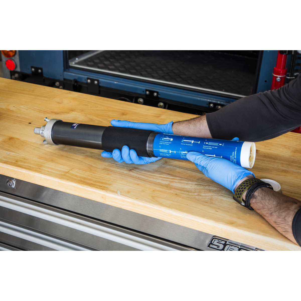 Sealey SGC1 EP2 Lithium Grease Cartridge 400g