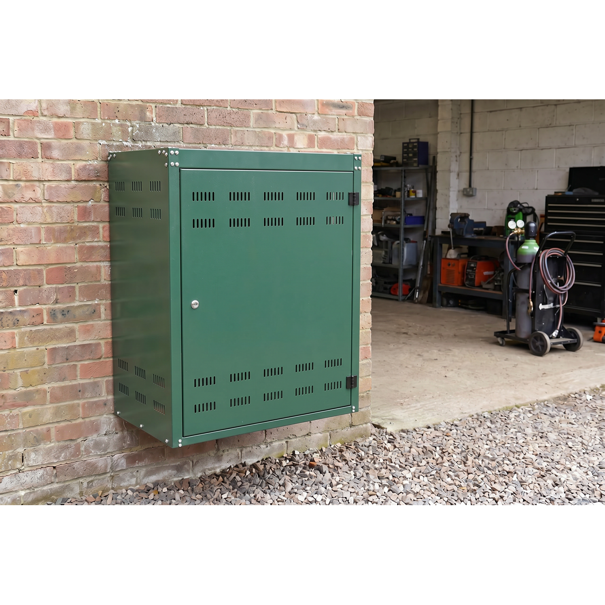 Sealey SGCSC219 Solid Gas Cylinder Safety Cabinet - 2 x 19kg
