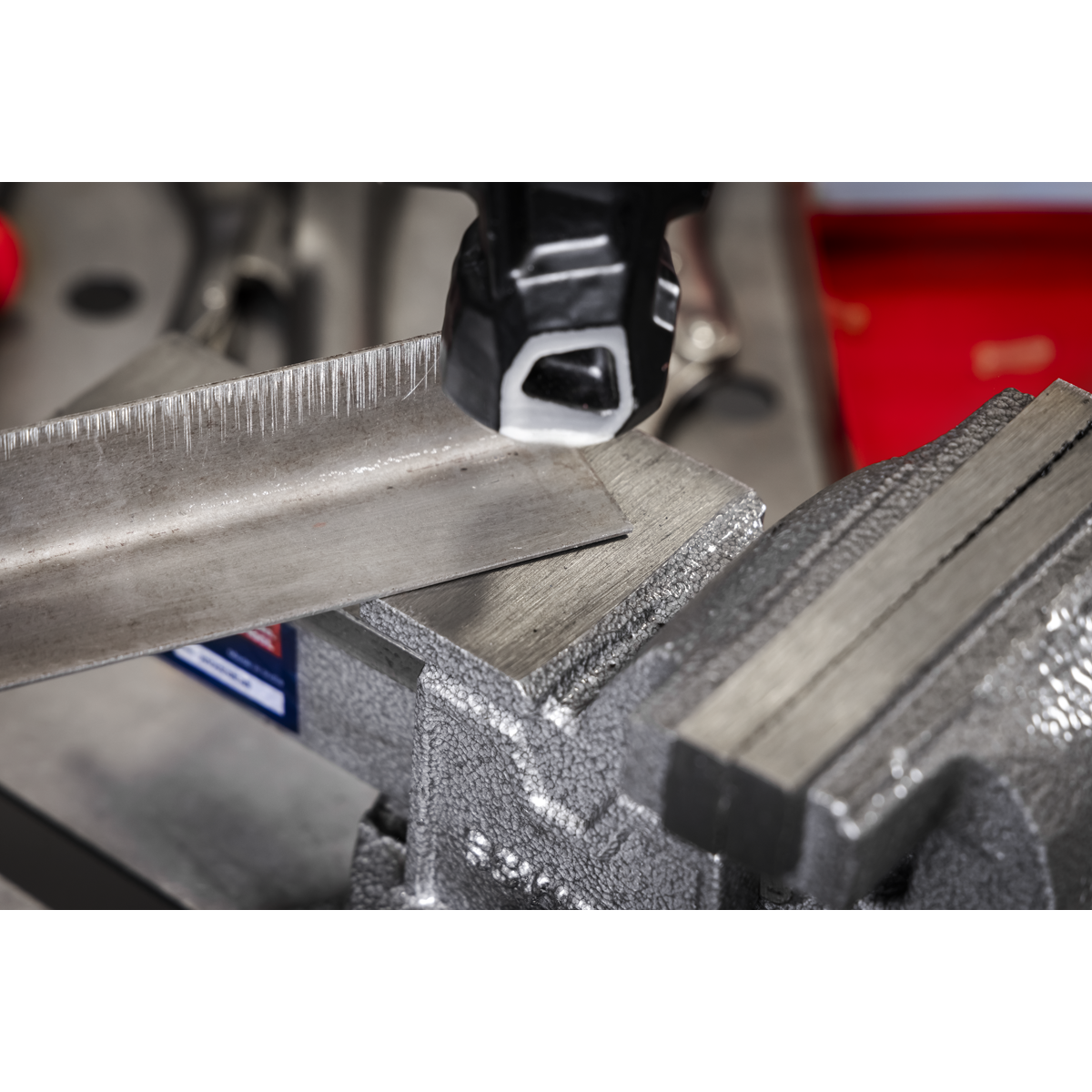 Sealey SGV100L 100mm SG Iron Vice with Swivel Base